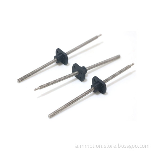 Diameter 4mm spindle pitch 1mm lead screw